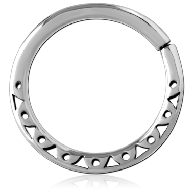 316L SURGICAL STEEL HINGE SEGMENT RING