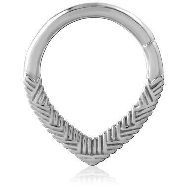316L SURGICAL STEEL HINGE SEGMENT RING
