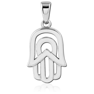 316L SURGICAL STEEL PENDANT - HAMSA