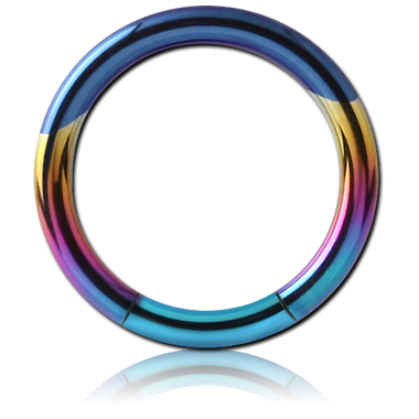 ANODISED TITANIUM SMOOTH SEGMENT RING