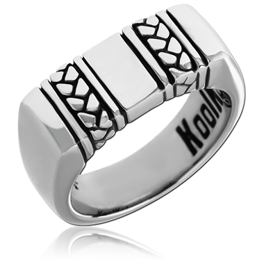 316L SURGICAL STEEL KOOL KATANA RING