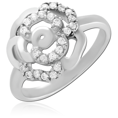 STERLING SILVER 925 JEWELED RING