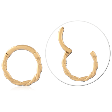 GOLD PVD 18K SURGICAL STEEL MULTI PURPOSE CLICKER