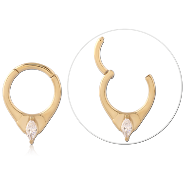 GOLD PVD 18K COATED SURGICAL STEEL MULTI PURPOSE CLICKER