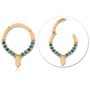 GOLD PVD 18K COATED SURGICAL STEEL MULTI PURPOSE CLICKER