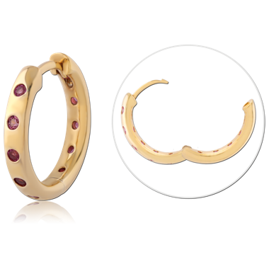 316L SURGICAL STEEL HINGE SEGMENT RING