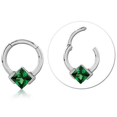 STERLING SILVER 925 RHODIUM PLATED JEWELED MULTI PURPOSE CLICKER