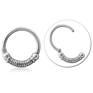 SURGICAL STEEL HINGED  CLICKER - ROPE