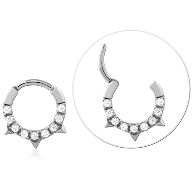 316L SURGICAL STEEL HINGE SEGMENT RING