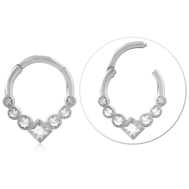 316L SURGICAL STEEL HINGE SEGMENT RING