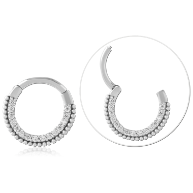 316L SURGICAL STEEL HINGE SEGMENT RING
