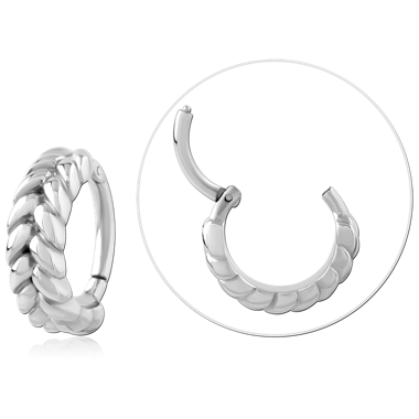 316L SURGICAL STEEL HINGE SEGMENT RING