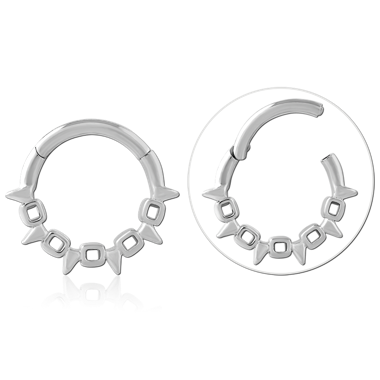 316L SURGICAL STEEL HINGE SEGMENT RING