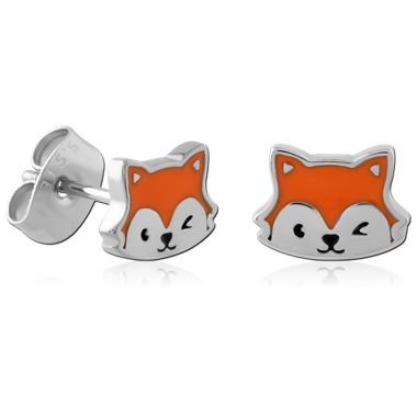 SURGICAL STEEL EAR STUDS PAIR