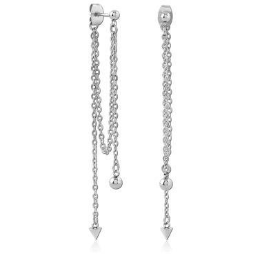 SURGICAL STEEL EAR STUDS PAIR