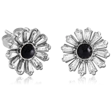 316L SURGICAL STEEL EAR STUDS PAIR