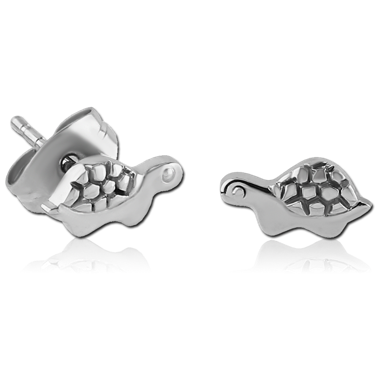 316L SURGICAL STEEL EAR STUDS PAIR