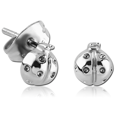 316L SURGICAL STEEL EAR STUDS PAIR
