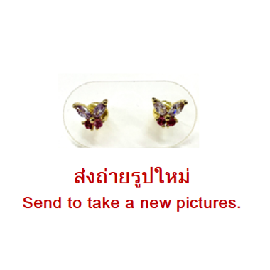 STERLING SILVER 925 PLATED JEWELED EAR STUDS PAIR SPECIAL NEW DESIGN