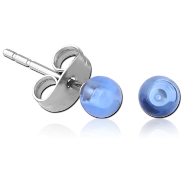 UV BALL EAR STUDS PAIR