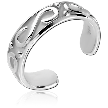 STERLING SILVER 925 TOE RING - S