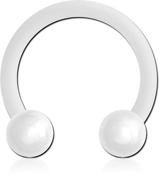 BIOFLEX CURVED BARBELL WITH UV ACRYLIC BALLS XMCB6