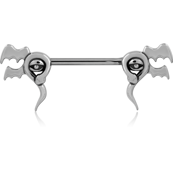 SURGICAL STEEL NIPPLE BAR SCNS205