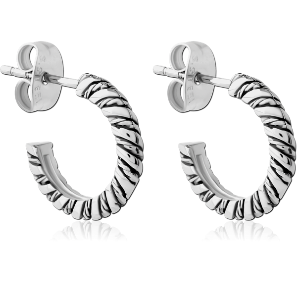 SURGICAL STEEL EAR STUDS PAIR SCES712