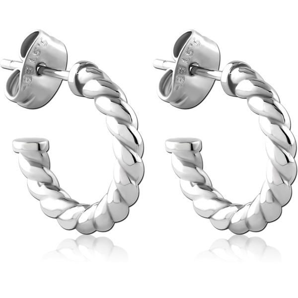 SURGICAL STEEL EAR STUDS PAIR SCES764