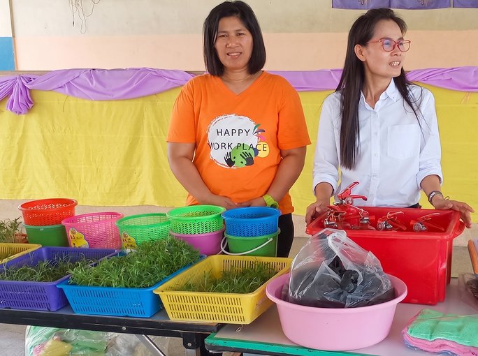 growing vegetables