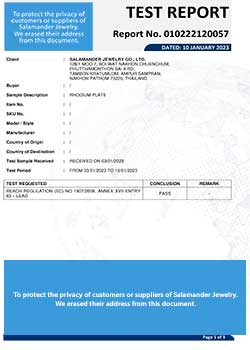 rhodium plate 